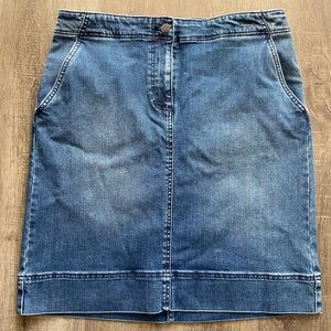 NWT! Talbots denim skirt